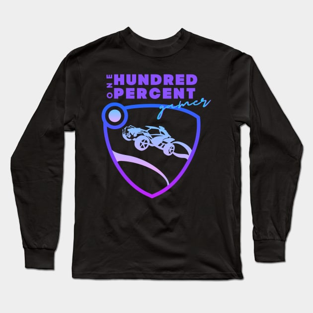 100 % RocketLeague Long Sleeve T-Shirt by 100 PCT GAMER X